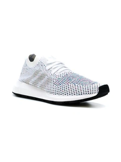 Shop Adidas Originals Swift Run Primeknit Sneakers In White