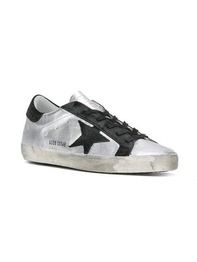 Shop Golden Goose Superstar Metallic Sneakers