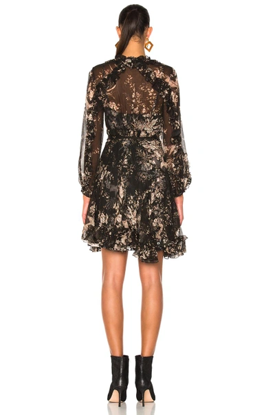 Shop Zimmermann Maples Feathery Wrap Dress In Floral