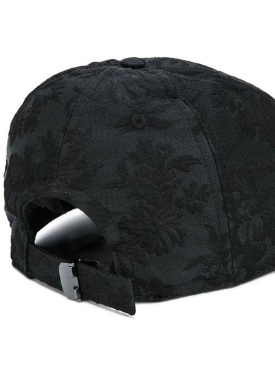 Shop Dolce & Gabbana Logo Jacquard Baseball Cap In Black