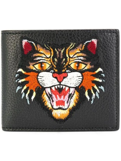 Shop Gucci Angry Cat Billfold Wallet