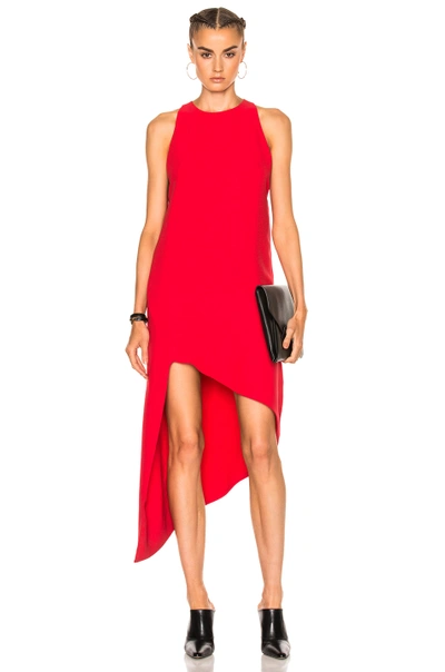 Shop Iro Hamlin Dress In Hamlin In Red