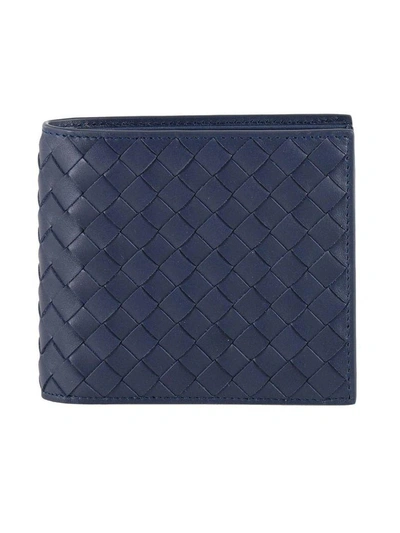 Bottega Veneta Wallet Intrecciato With Credit Cards Slots In Avion