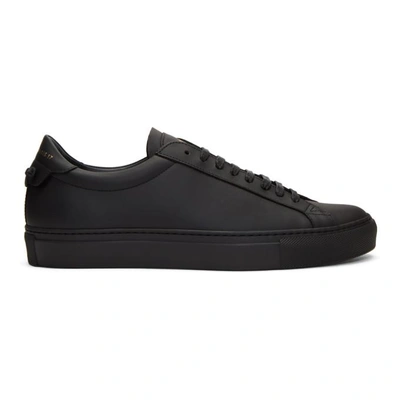 Shop Givenchy Black Urban Knots Sneakers In 001 Black