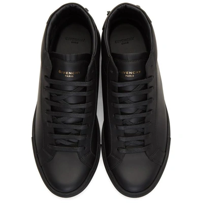 Shop Givenchy Black Urban Knots Mid-top Sneakers In 001 Black