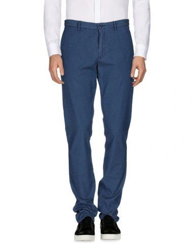 Shop Etro Pants In Slate Blue