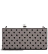 JIMMY CHOO Celeste polka-dot clutch