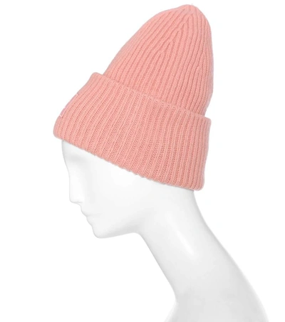 Shop Acne Studios Pansy Wool Hat In Pale Piek