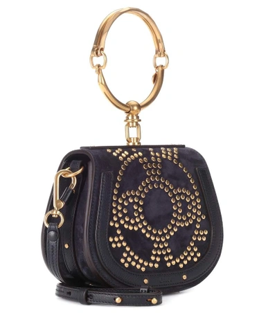 Shop Chloé Small Nile Leather Bracelet Bag