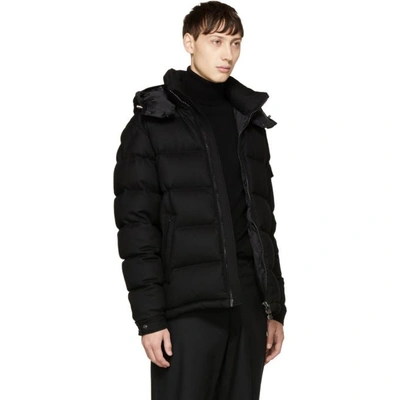 Shop Moncler Black Down Montgenevre Jacket In 999 Black