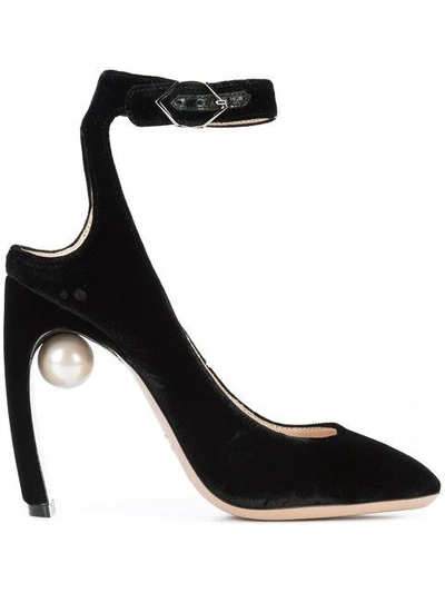 Shop Nicholas Kirkwood 105mm Lola Pearl Pumps