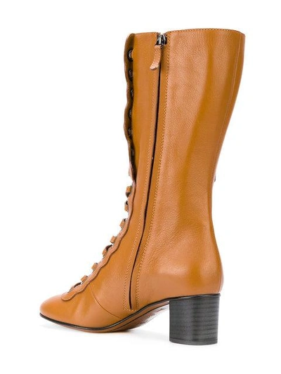 Shop Chloé Orson Calf Length Boots