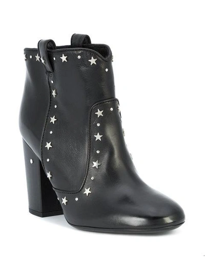 Shop Laurence Dacade Pete Star Stud Ankle Boots - Black