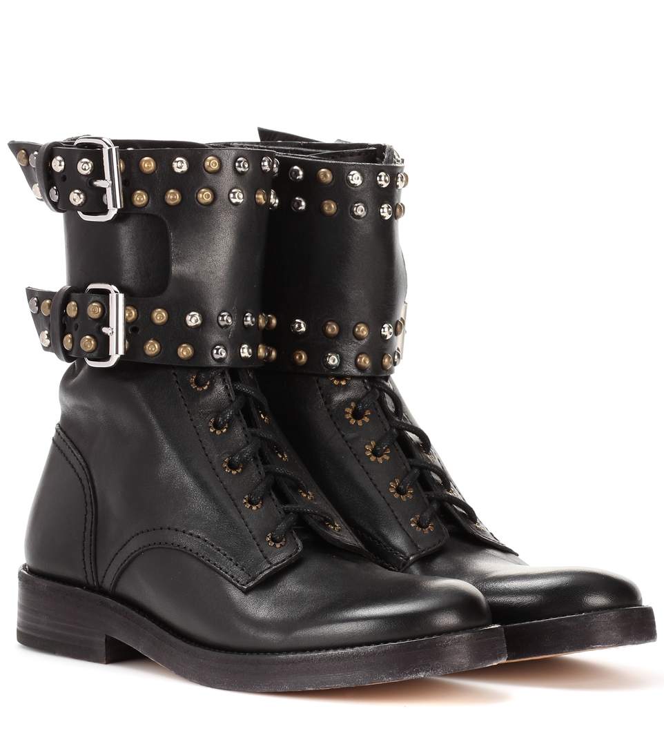isabel marant cluster studded boots