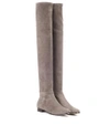JIMMY CHOO MYREN FLAT SUEDE OVER-THE-KNEE BOOTS,P00277141-13