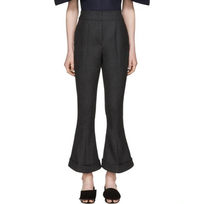 JACQUEMUS GREY LE PANTALON NINO TROUSERS