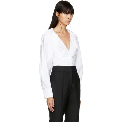 Shop Jacquemus White 'la Chemise Jacqueline' Shirt