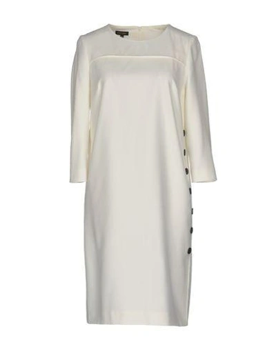 Shop Escada Short Dress In White