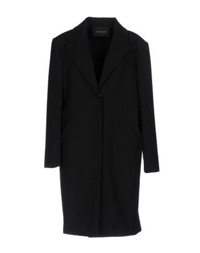 Shop Cedric Charlier Coat In Black