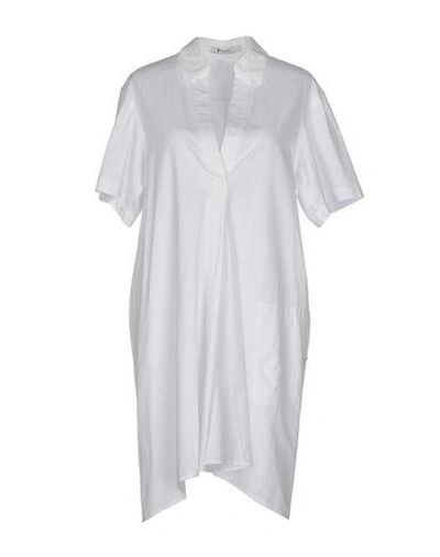 Shop Alexander Wang T Short Dresses In White