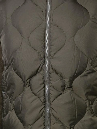 Shop Moncler Stephan Quilted Jacket - Green
