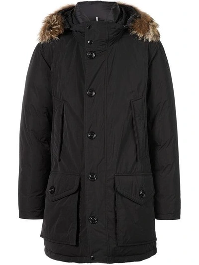Shop Moncler Rethel Coat - Black