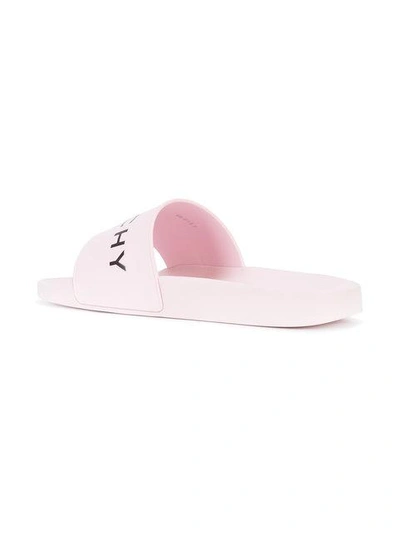 Shop Givenchy Logo Slider Sandals