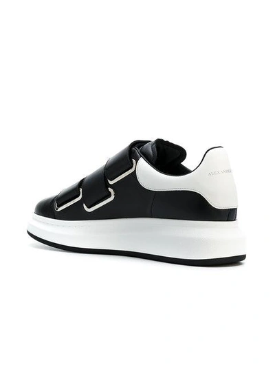Shop Alexander Mcqueen Extended Sole Sneakers In Black