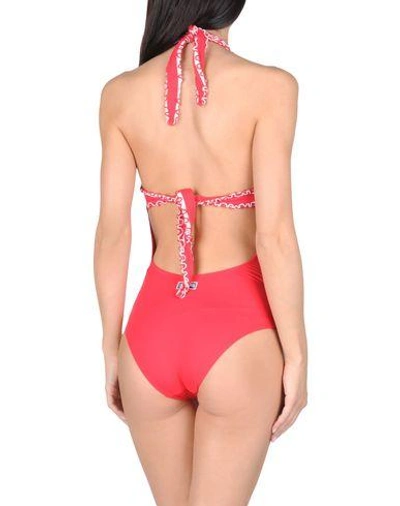 Shop Vilebrequin One-piece Swimsuits In Red