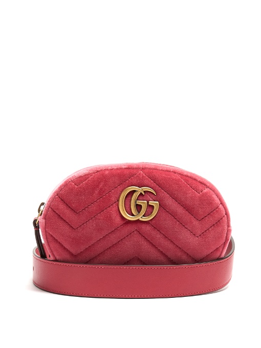 gucci waist bag velvet