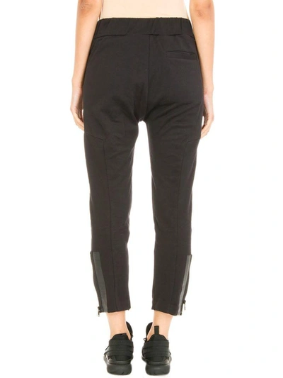 Shop Y-3 Bold Stripe Black Cotton Pants