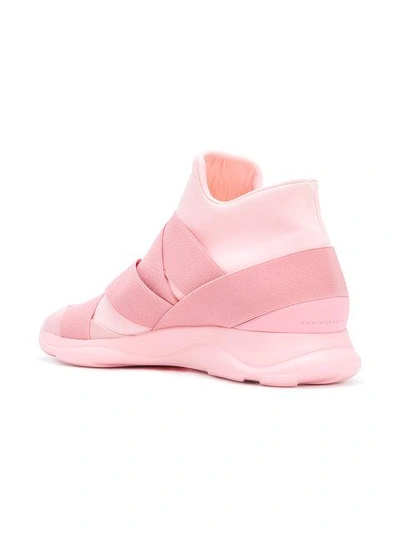 Shop Christopher Kane Safety Buckle Hi-top Sneakers