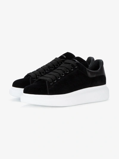 Shop Alexander Mcqueen Platform Sneakers In Black