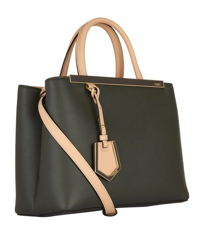 Shop Fendi Petite 2jours Shopper In Green