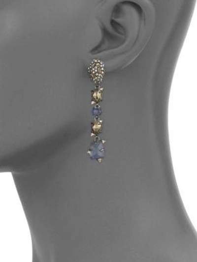 Shop Alexis Bittar Elements Semi-precious Multi-stone Linear Earrings