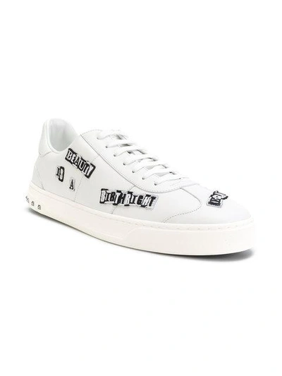 Shop Valentino Garavani Flycrew Sneakers - White