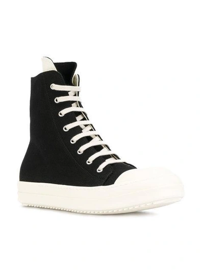 Shop Rick Owens Drkshdw Hi-top Sneakers - Black