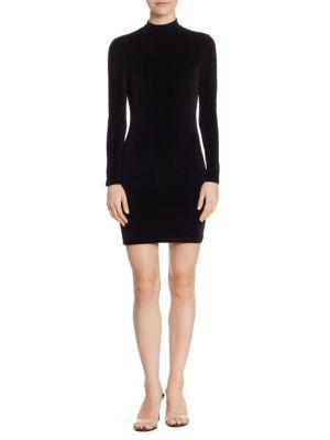 alexander wang velvet mini dress