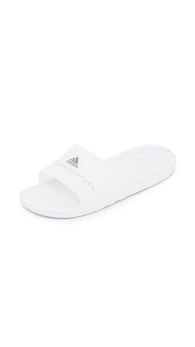 Shop Adidas By Stella Mccartney Adissage W Shower Slides In Ftwr White
