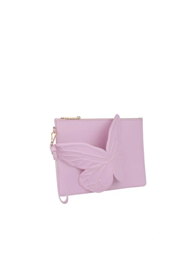 Shop Sophia Webster Flossy Butterfly Butterfly In Pink