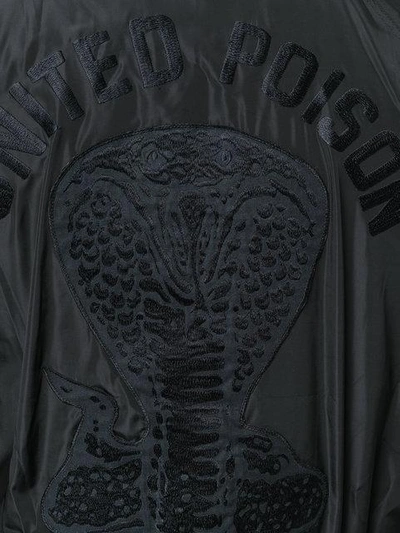 Shop Ktz United Poison Embroidered Jacket In Black
