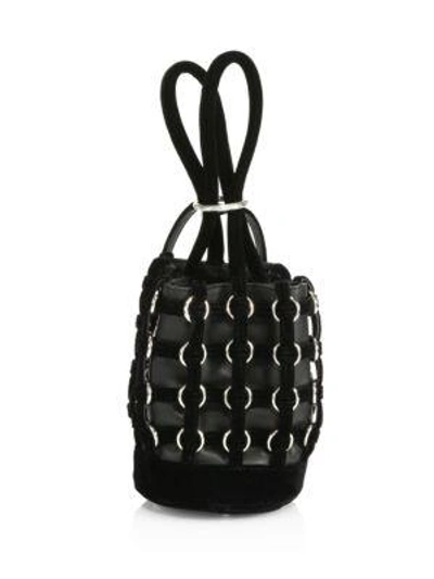 Shop Alexander Wang Roxy Mini Bucket Bag In Black