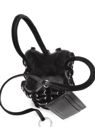 Shop Alexander Wang Roxy Mini Bucket Bag In Black