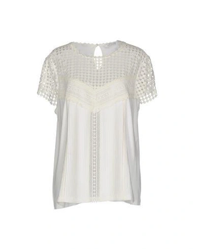 Shop Diane Von Furstenberg T-shirt In White