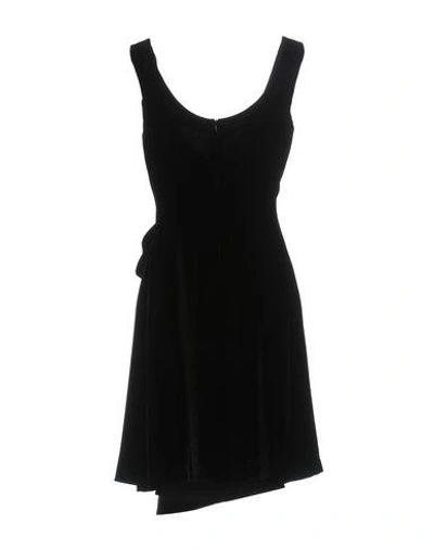 Shop Emporio Armani Short Dresses In Black