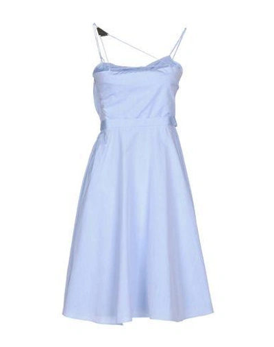 Shop Chalayan Knee-length Dresses In Sky Blue