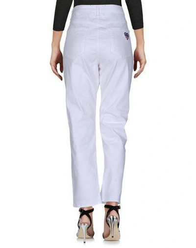 Shop Love Moschino Jeans In White