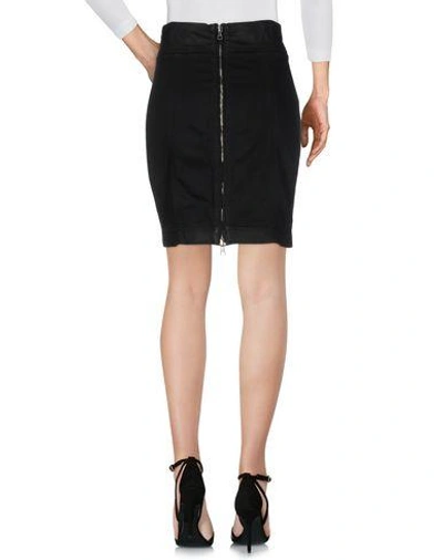 Shop Pierre Balmain Knee Length Skirt In Black