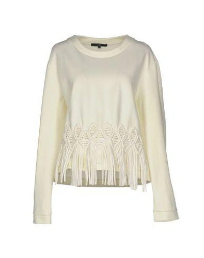 Shop Tibi Sweatshirt In White