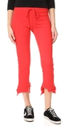 Lanston High Low Pants In Flame